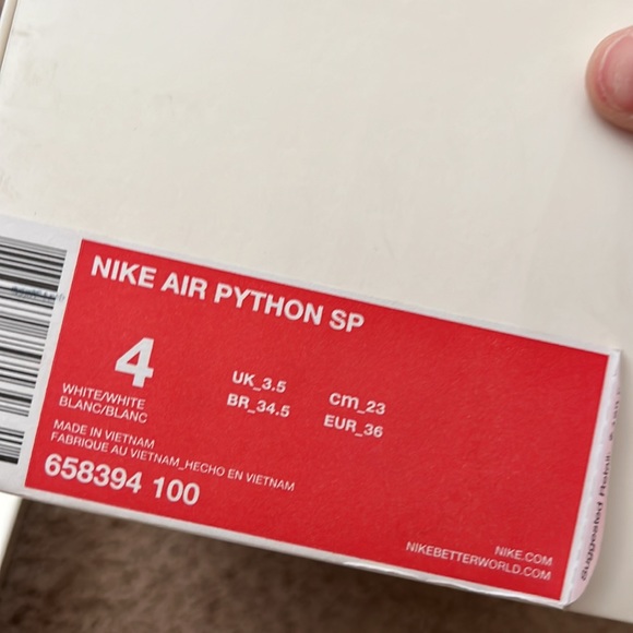 Nike air python white blanc - Picture 5 of 5